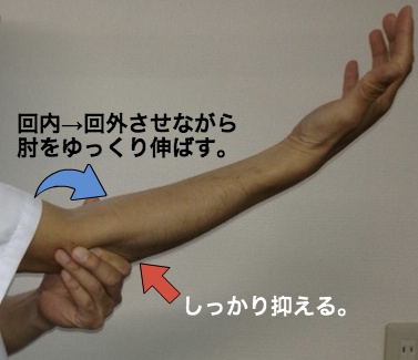 腕橈関節の対処法
